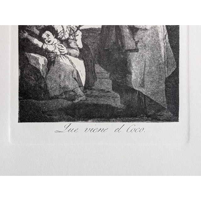 Francisco de Goya, Los Caprichos, Plate 3, Etching For Sale - Image 5 of 6