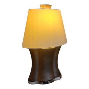 Roger Thomas Collection by Studio a Table Lamp — Gold Leaf Resin Body With Lucite Base