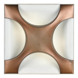 Vintage Oyster Wall Lamp by Rolf Krüger For Sale