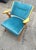 Blue Nordic Armchair from Dal Vera, Italy, 1950s For Sale - Image 8 of 8