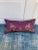 Hollywood Regency Purple & Gold Asian Chinoiserie Boudoir Pillow For Sale - Image 9 of 9