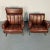 Brown Pair of Swedish Mid-Century Modern Lounge / Club Chairs by Arne Norell, 1960s For Sale - Image 8 of 13