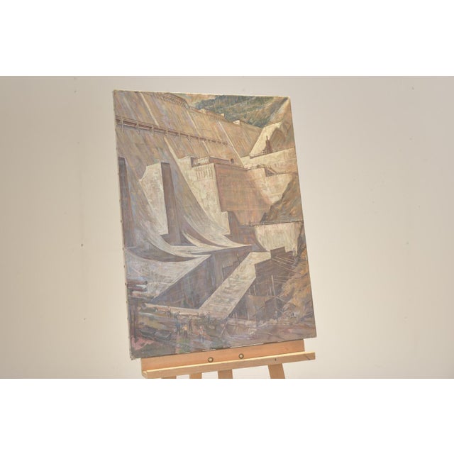 Black Franz Edwin Gehrig Targis, Dam, 1958, Oil For Sale - Image 8 of 9