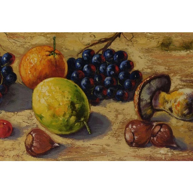 Italian Still Life, 1980s, Oil on Canvas, Framed For Sale - Image 4 of 8
