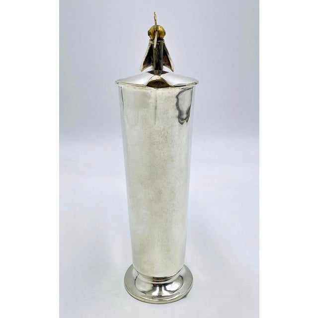 1960s Los Castillo "Bird of Paradise" Pitcher, Mexican Modern Silversmithing For Sale In Los Angeles - Image 6 of 18