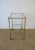 Wood Italian Brass Bamboo Bar Cart Table For Sale - Image 7 of 11