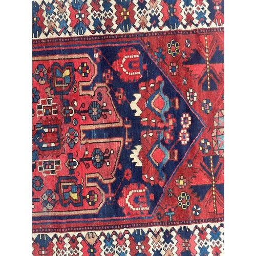Tribal Hamadan Rug from Bobyrugs, 1890s For Sale - Image 4 of 18