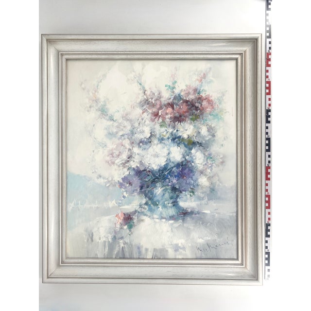 Ingfried Paul Henze-Morro, Impressionist Still Life, 1980s, Oil on Canvas For Sale - Image 10 of 12