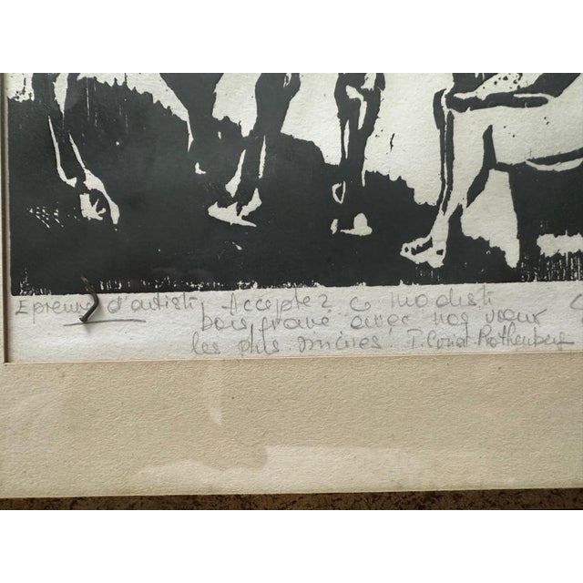 Susan Rothenberg, Artist's Proof, Original Wood Engraving, 1970s For Sale - Image 10 of 14