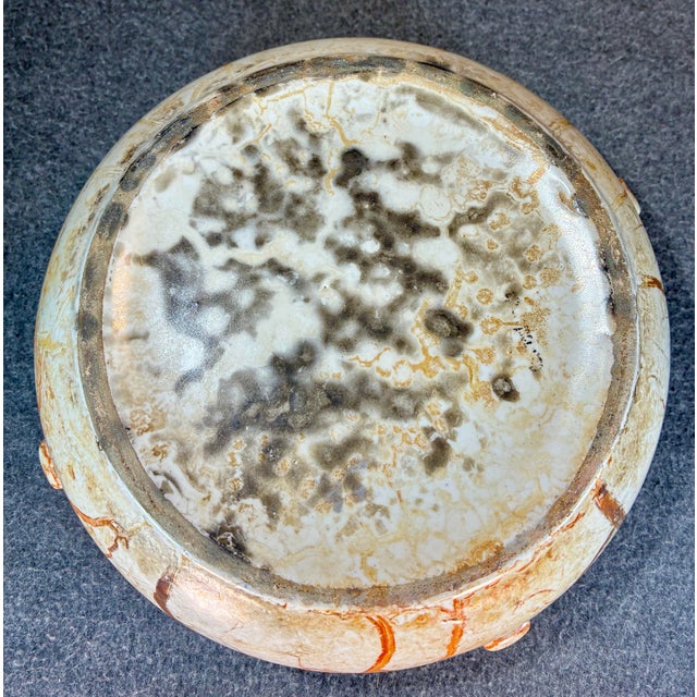 1920s Ditmar Urbach (Czechoslovakia) Alienware Pottery Bowl For Sale - Image 9 of 10