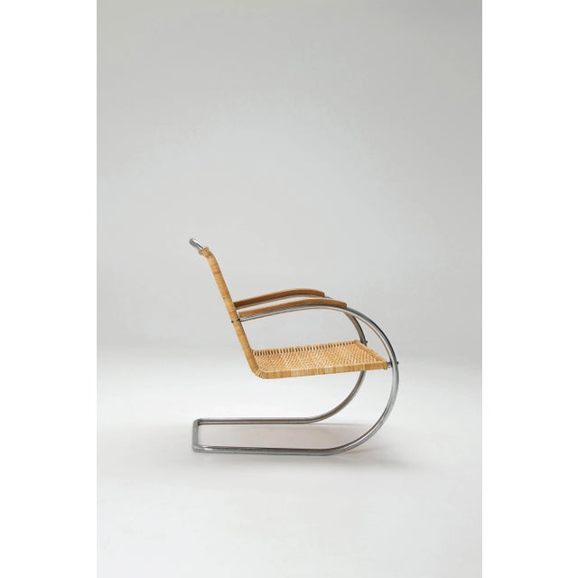 Tubular Cantilever Lounge Chair by Bas Van Pelt for E.M.S Overschie, 1930s For Sale - Image 10 of 10