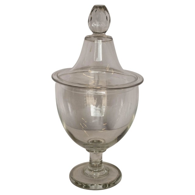 Transparent Mid 19th Century Bon Bon Jar For Sale - Image 8 of 8