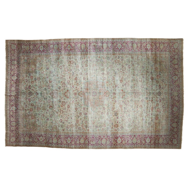 Vintage Distressed Mahal Rug - 10' X 16' For Sale - Image 12 of 12