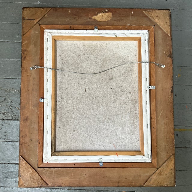 1970’s Original Abstract Expressionist Figure Painting on Canvas For Sale In Philadelphia - Image 6 of 6