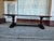 Rustic 1960s Rustic Farm Table With Doble Pedestal For Sale - Image 3 of 3