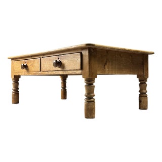English Coffee Table in Pine, 1800s For Sale