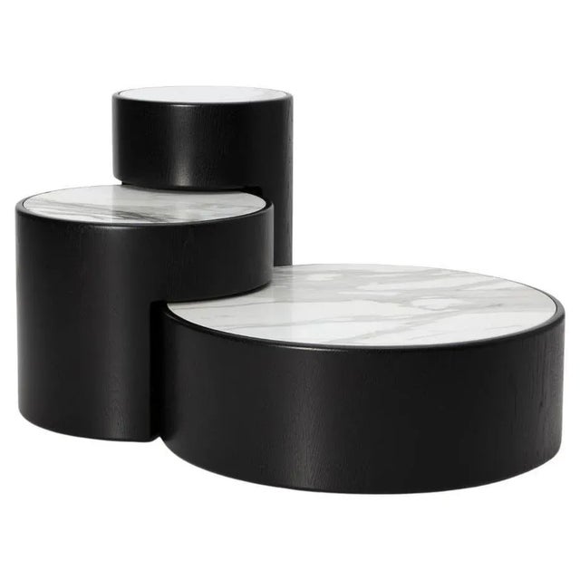 Nesting Tables by Dan Yeffet & Lucie Koldova, Set of 3 For Sale - Image 6 of 6
