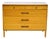 Paul McCobb Perimeter Group Attribute Maple Rosewood Aluminum Dresser For Sale