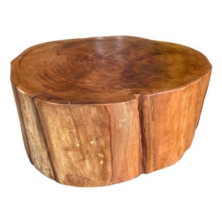 Andrianna Shamaris Reclaimed Mahogany Wood Coffee Table For Sale
