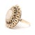 Vintage Large Agate & Diamond Statement Rig, 14k Yellow Gold, Ring Size 5 For Sale - Image 4 of 6