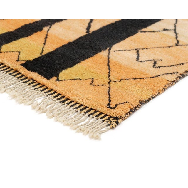 Premium Hand-Knotted Moroccan Wool Rug | 10'2" X 7'11" | One of a Kind For Sale - Image 4 of 9