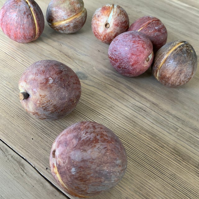 Mid 20th Century Italian Alabaster Stone Plum For Sale In Los Angeles - Image 6 of 7