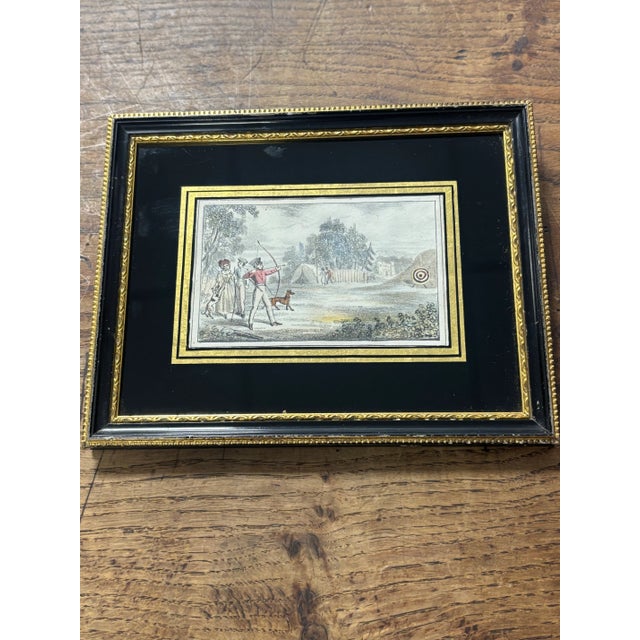Framed English Sporting Drawings For Sale In Naples, FL - Image 6 of 6