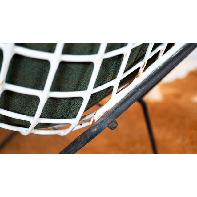 1970s Attributed to Knoll Bertoia Diamond Chair With Full Cover For Sale - Image 12 of 18