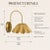 Handcrafted Brass Scalloped Wall Sconce, Fluted Shade Vanity & Bedroom Wall Light For Sale - Image 9 of 10