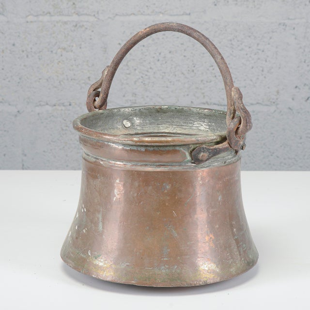 20th Century Copper Bucket Boiler Bowl, 1890s For Sale - Image 4 of 9