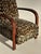 Black Deco Armchairs in Animalier Fabric, 1930s, Set of 2 For Sale - Image 8 of 9