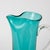 Portuguese Turquoise Glass Jug, 1960s For Sale - Image 10 of 18