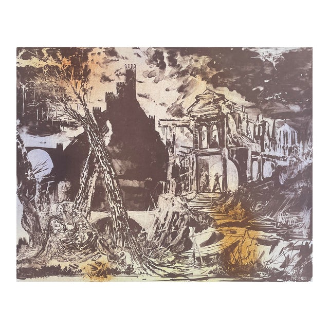 1982 Joseph Pecsenke Verdi Rigoletto Opera Lithograph For Sale