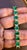 12 Carat Natural Emerald & 1 Carat Diamond Tennis Bracelet 14 Kt Yellow Gold For Sale - Image 9 of 18