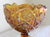 Vintage l.e. Smith Heritage Amber Carnival Glass Oval Pedestal Compote Bowl For Sale In Naples, FL - Image 6 of 13