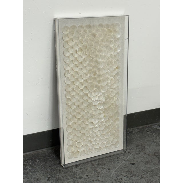 Restoration Hardware Restoration Hardware Capiz Shell Art Panel For Sale - Image 4 of 12