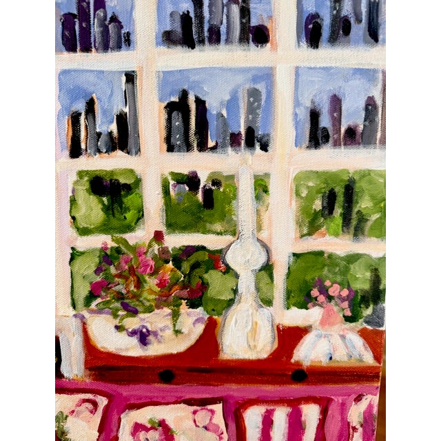 Impressionist Central Park Views, Original Painting by Sandy Welch For Sale - Image 3 of 4