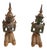 Vintage Bronze Thepphanom Statues, 1990s, Set of 2 For Sale