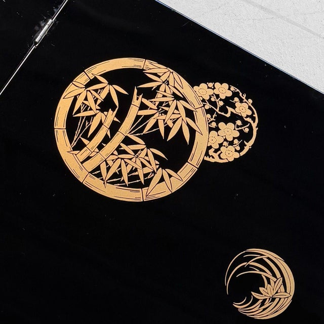 Vintage Japanese Folding Screens, 1970s, Set of 2 For Sale - Image 10 of 18