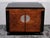 Small Art Deco Sideboard in Walnut with Black High-Gloss Lacquer Accents, 1930s, in Restored conditions. Designed 1920 to...