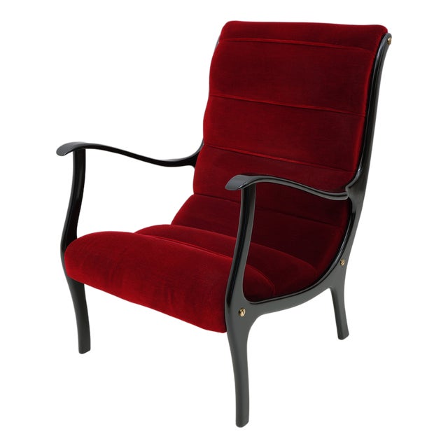 Mid-Century Modern Italian Mitzi Armchair by Ezio Longhi for Elam, 1950s For Sale