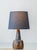 Scandinavian Modern Glazed Stoneware Table Lamp with New Danish Shade from Søholm, 1960s For Sale - Image 10 of 18