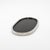 Black Oval Tray in Black Oak With Polished Stainless Steel by Kifu Paris For Sale - Image 8 of 10