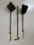 Vintage Brass and Iron Fireplace Set For Sale - Image 11 of 12