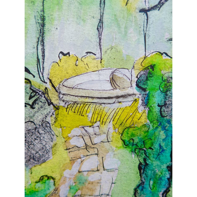 Contemporary French Garden in the Summer For Sale - Image 3 of 4