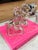 Glass Vintage Mid Century Heavy Pressed Glass Horse Bookends by Le Smith- Pair of Horse Bookends For Sale - Image 7 of 8
