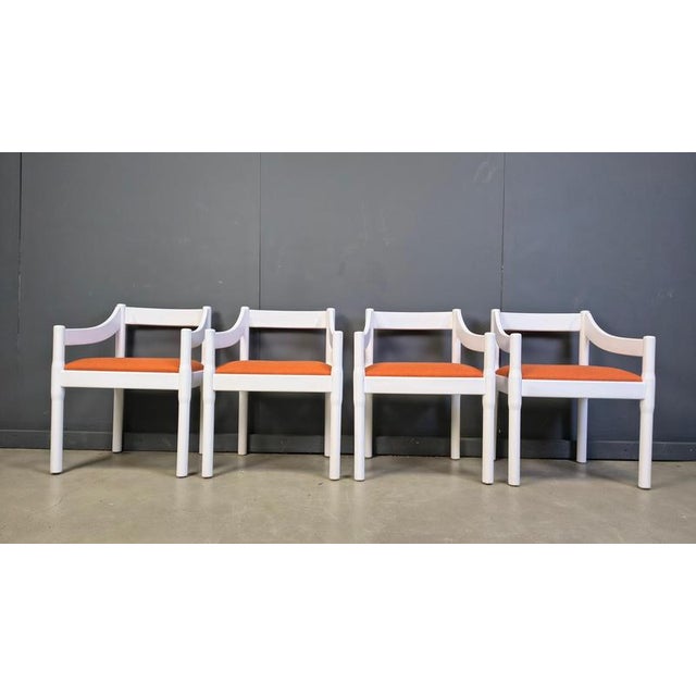 Carimate Armchairs from Vico Magistretti, 1960s, Set of 4 For Sale - Image 14 of 17
