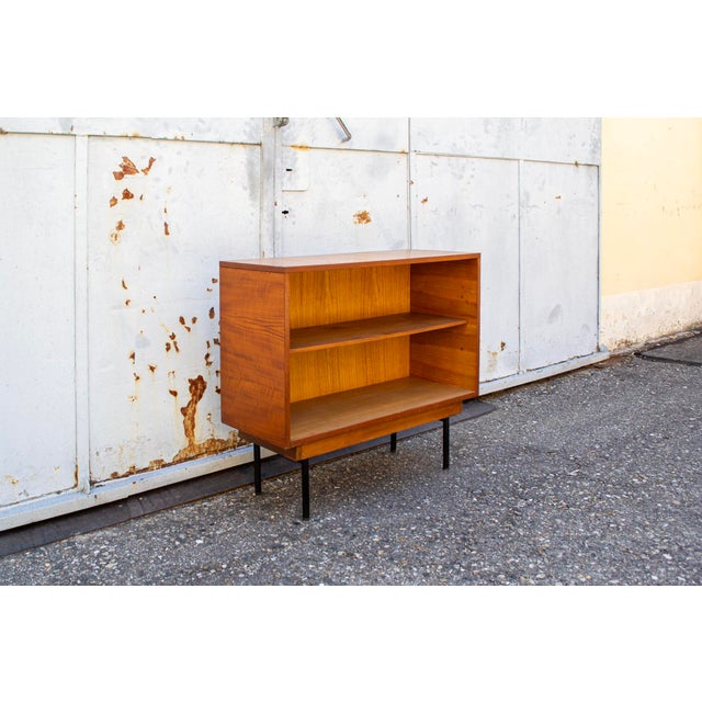 Sideboard in Wood and Iron by Leonardo Fiori for Isa Bergamo, Italy, 1950s For Sale - Image 6 of 6