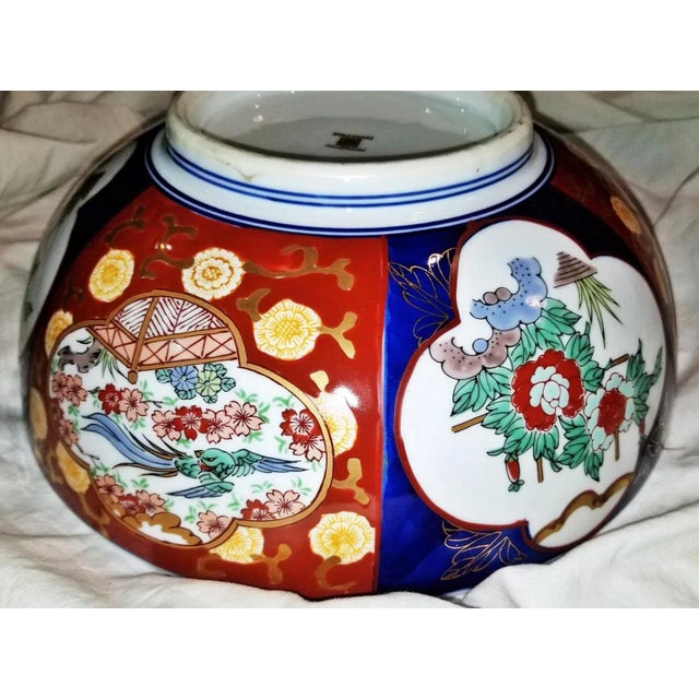 Asian Antique Late 20th Century Modern Imari Bowl For Sale - Image 3 of 7