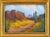Impressionist southwestern landscape oil painting on an artist's canvas panel. It is signed by the talented artist...